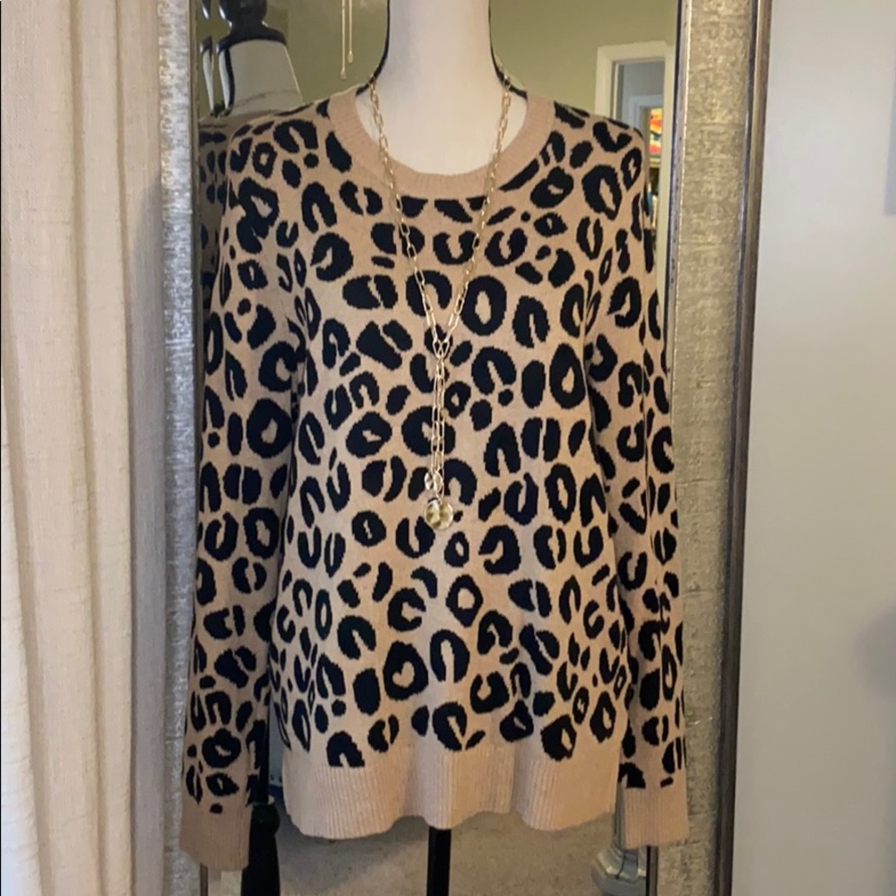 Women’s Leopard Print Sweater
